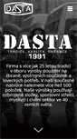 Mobile Screenshot of dasta.cz