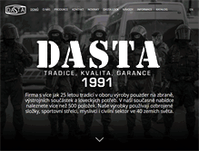 Tablet Screenshot of dasta.cz